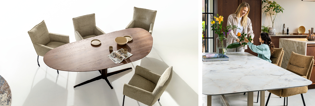 Table+ met de Hidde en Brenn armstoelen