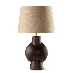 Tafellamp Brandon | bruin | keramiek