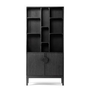 Bergkast Larissa | zwart | acaciahout