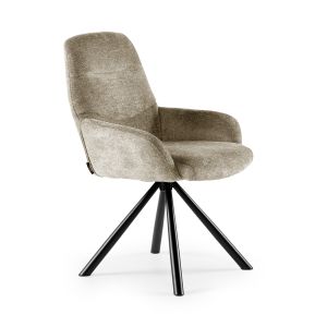 Eetkamerstoel Donna | beige | stof