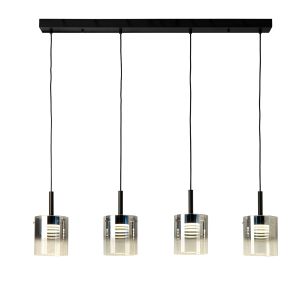 Hanglamp Salerno | zwart | glas