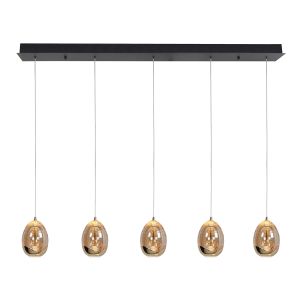 Hanglamp Golden egg | goud | glas