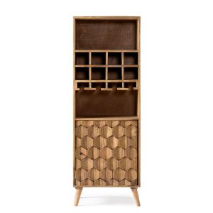 Bergkast Miguel | bruin | sheeshamhout