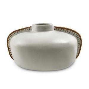 Vaas Wilmar | wit | terracotta