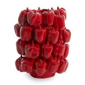 Vaas Paprika | rood | keramiek