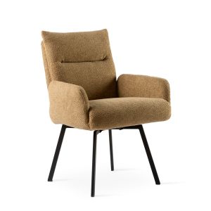 Eetkamerstoel Brenn | bruin | stof