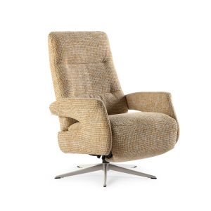 Relaxfauteuil Juna | mosterd | stof