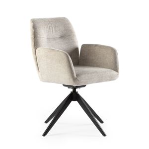 Eetkamerstoel Lynn | zand | stof
