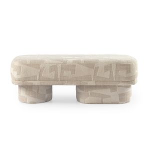 Hocker Zinzi | wit | stof