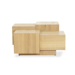 Salontafel Bloxx | naturel | eikenhout