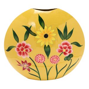 Vaas Flow | geel | metaal