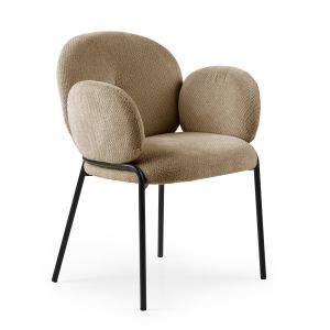 Eetkamerstoel Lizzy | bruin | stof