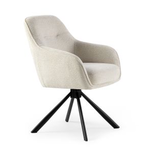 Eetkamerstoel Maud | ecru | stof