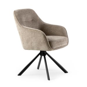 Eetkamerstoel Maud | taupe | stof